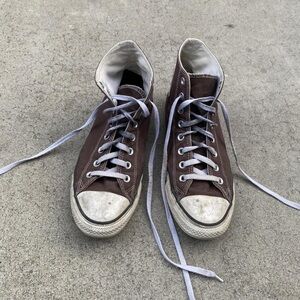 Converse Brown High-Top Sneakers